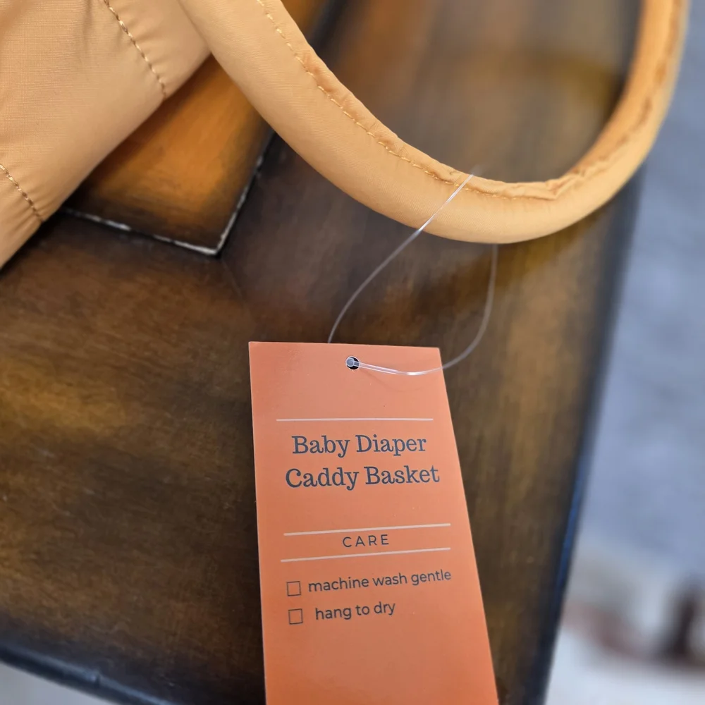 Quilted Orange Baby Bag